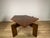 Vintage Square Walnut Table, 1960s For Sale - Image 4 of 9