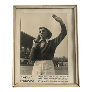 Italian September Sports Photos with Frame, 1940s, Set of 10 For Sale
