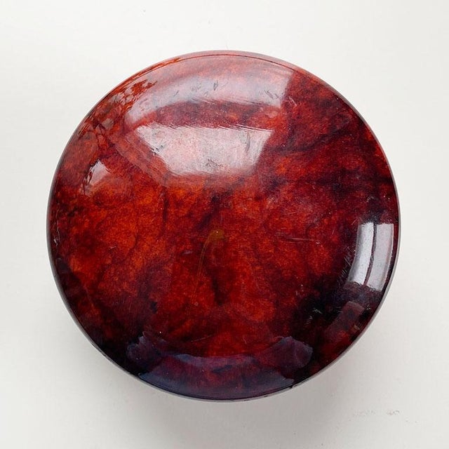 Opaline Glass Trinket Box For Sale - Image 4 of 5