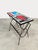 Metal Vintage Magazine Rack Tile Side Table from Belarti, 1960s For Sale - Image 7 of 8