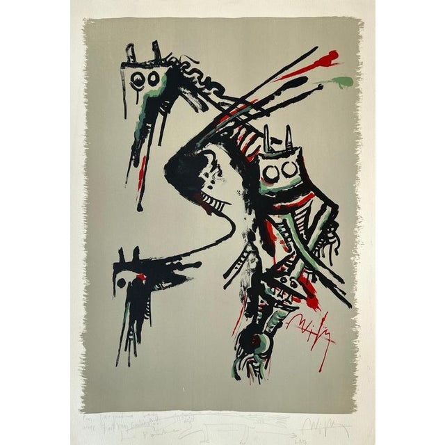 Lithograph, 1967 Handsigned by the artist in pencil and dedicated “To Jacqueline Selz, with all my friendship!” and...