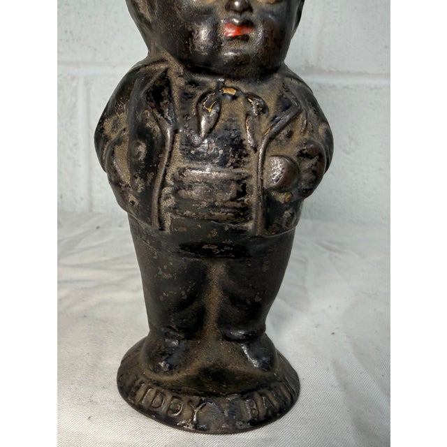 Up for sale is a wonderful antique painted cast iron still "MIDDY" bank. This original collectible still bank features a...