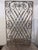 Antique French Wrought Iron Decorative Panel With Scrollwork and Lattice. For Sale - Image 9 of 12