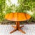 Dyrlund 1980s Restored Danish Modern Solid Teak Pedestal Base Extension Dining Table For Sale - Image 4 of 15