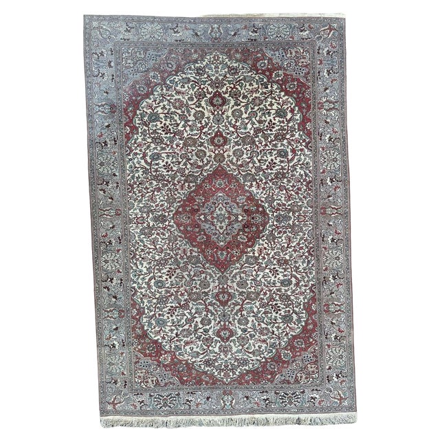 Large Vintage Turkish Kayseri Rug from Bobyrugs, 1960s For Sale