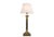 Dutch Neoclassical Brass Column Table Lamp, 1950s For Sale - Image 10 of 10