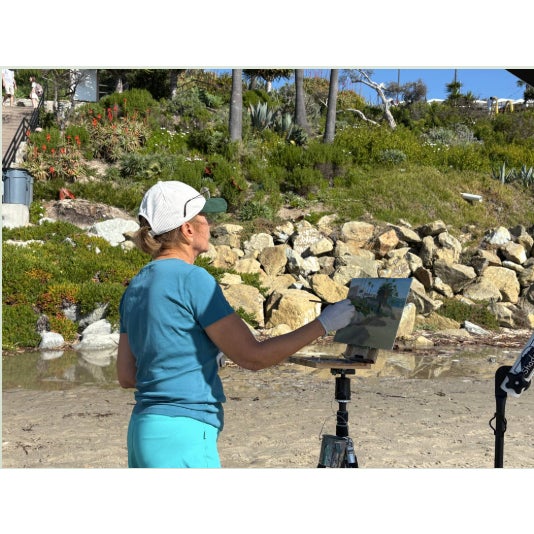 2020s At Laguna Impressionist Oil Painting For Sale - Image 5 of 5