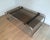 Metal 1950s Chrome, Leather and Smoked Glass Coffee Table For Sale - Image 7 of 7