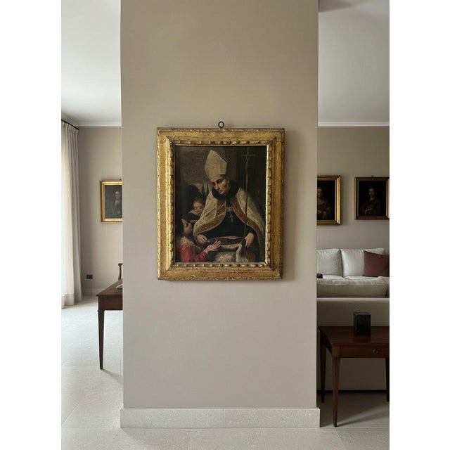 Measures H x L x PHeight cm. : 51 - 61 cm,Width cm. : 37 - 47 cm Interesting oil painting on canvas, untouched and never...