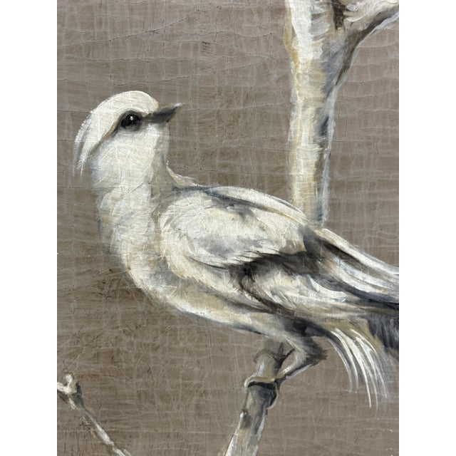 2010s Custom Hand Painted Panels, Pair For Sale - Image 5 of 12