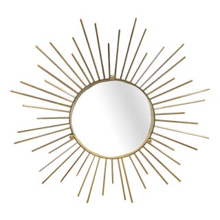 Vintage Sunburst Mirror, 1960s For Sale