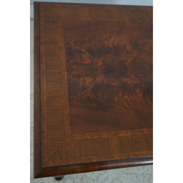 Baker Model 8868 Colonial Williamsburg Walnut Lowboy Dressing Table For Sale - Image 13 of 18