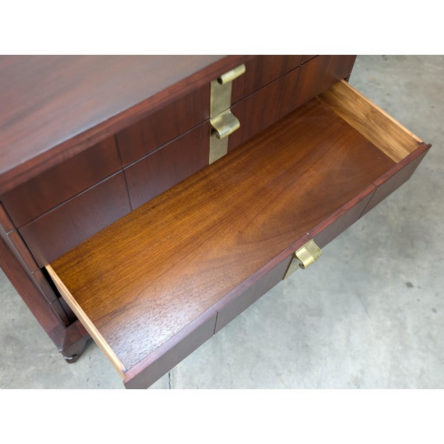 Vintage Art Deco Lowboy Chest of Drawers by Widdicomb, C1930s, Refinished For Sale - Image 12 of 18