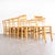 French Blonde Simple Farmhouse Dining Chairs attributed to Marcel Breuer for Luterma,1950s, Set of 11 For Sale - Image 6 of 10