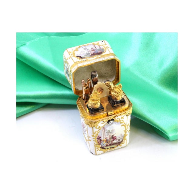 Writing Utensils in Ceramic, Gold and Diamond, Set of 7 For Sale - Image 10 of 13