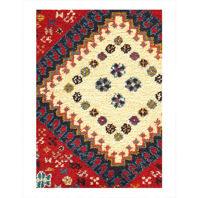The pile used in Yalameh rugs is very fine, particularly in comparison to other tribal designs, using soft wool based on a...