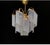 1980s Italian Murano White Milk Glass Waterfall Chandelier For Sale - Image 6 of 10