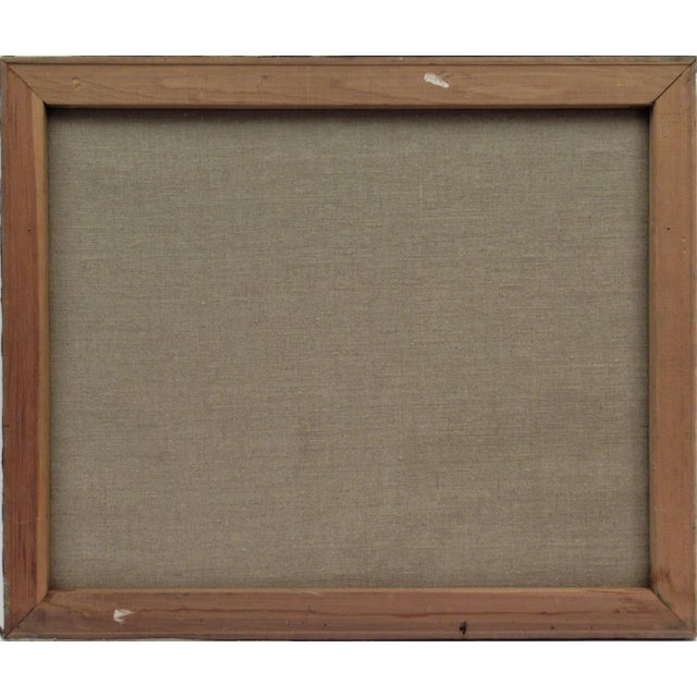 Mid 20th Century Clifford Holmes, Coastal Scene with Cypress, Circa 1950 For Sale - Image 5 of 6