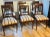 Biedermeier Early 19th C Austrian Biedermeier Set of 6 Dining Chairs Walnut For Sale - Image 3 of 6