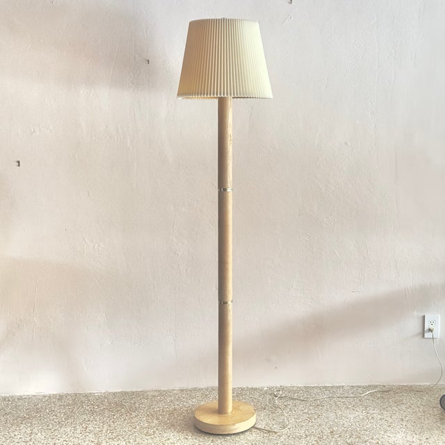 80s Chic Nordic Style Ashwood Floor Lamp For Sale - Image 15 of 15