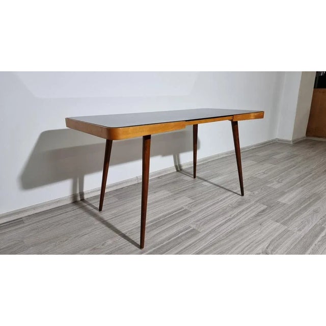 Wood Coffee Table attributed to Jiri Jiroutek for Interier Praha, 1960s For Sale - Image 7 of 13