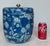 Transitional Port 68 Transitional Blue Temple Garden Ice Bucket For Sale - Image 3 of 5