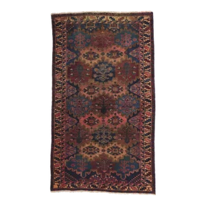 Antique Persian Bakhtiari Gallery Rug - 4'09 X 8'00