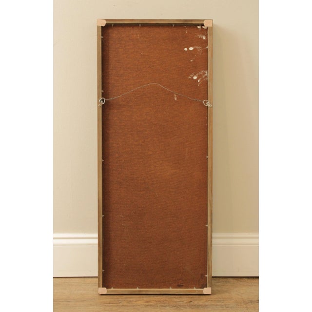 Mid Century Abstract Original Painting, Framed For Sale - Image 11 of 12