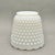 Glass Vintage White Milk Glass “Dot and Dash” Hobnail Planter With Scalloped Rim For Sale - Image 7 of 9