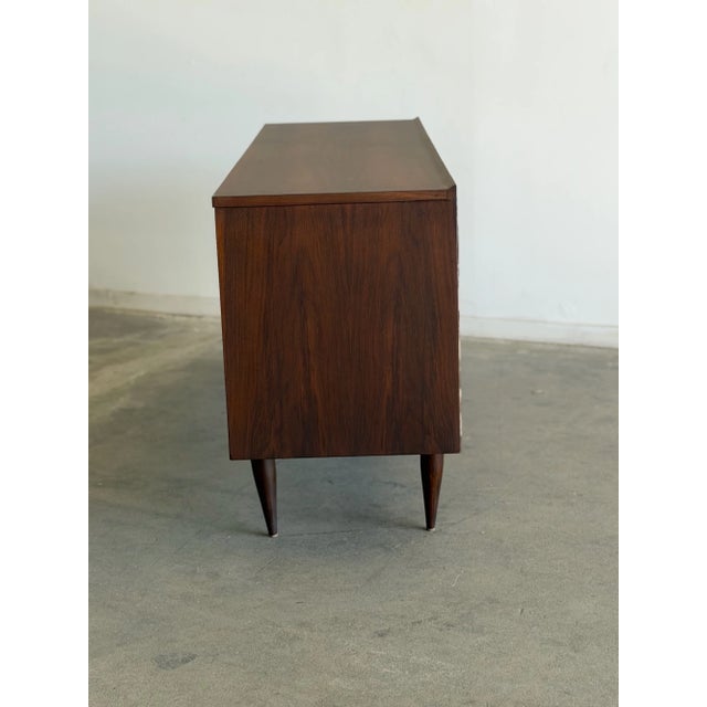 Vintage Louvered 9 Drawer Dresser For Sale - Image 10 of 15
