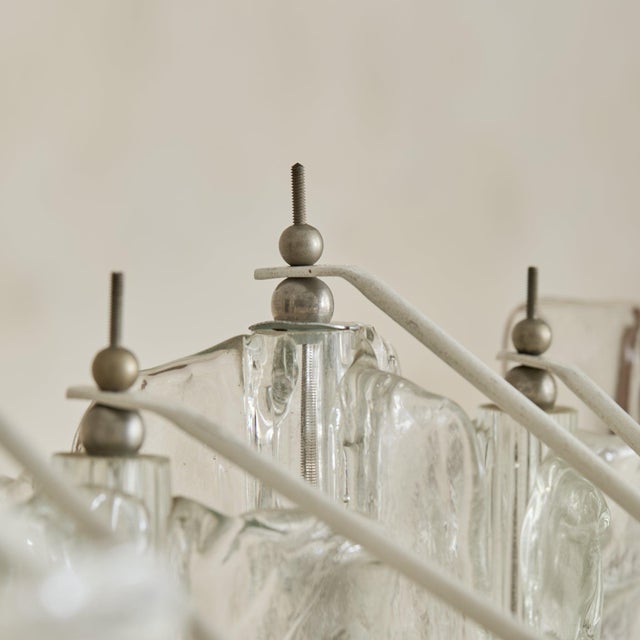 Italian Murano Glass Chandelier Attributed to Toni Zuccheri for Venini, 1960s For Sale - Image 11 of 11