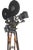 Mid Century Usa Made Complete Mitchell Motion Picture Camera Displayed on a British Made Moy Mini Geared Head and American Wood Tripod Legs. For Sale