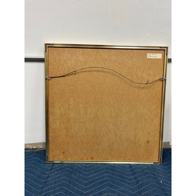 Mid Century Batik Painting Cousin From Peru Marion Knudsen For Sale - Image 4 of 4