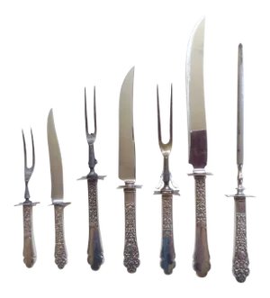 Gorham Old Medici 1880 Carving Set - 7 Pieces