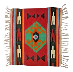 Antique Turkish Kilim Saddle Blanket