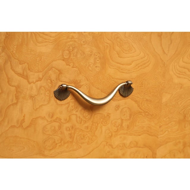 Thomasville Bogart Collection Bow Front Curio Display Cabinet For Sale - Image 15 of 18