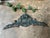 Vintage Baroque Cast Metal Bronze Architectural Pediment With Verdigris Patina – Castilian Imports For Sale In Houston - Image 6 of 6