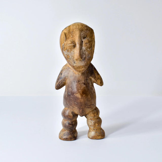 African Early 20th Century Lega Wood Figure For Sale - Image 3 of 11