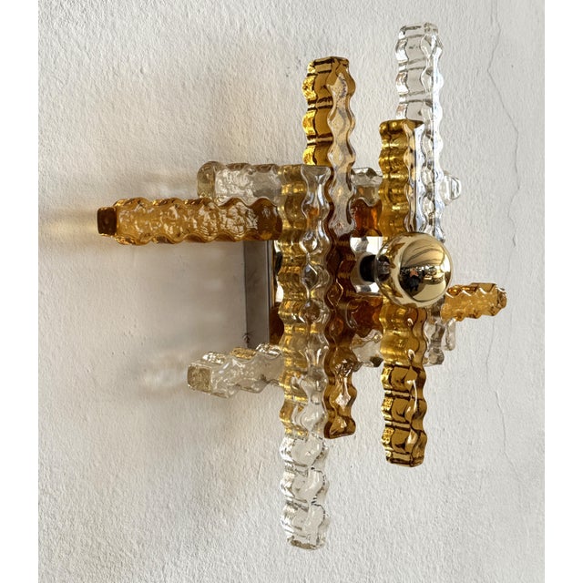 Italian Art Glass Wall Sconce by Albano Poli for Poliarte, 1970s For Sale - Image 11 of 13