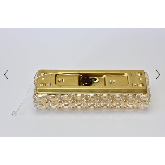 Carl Fagerlund Pair of Large Amber Bubble Glass Sconces Style Helena Tynell C. 1970s For Sale - Image 4 of 5