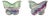 Pair Natural Fluorite Butterfly Dishes Gemstone Rock Crystal For Sale