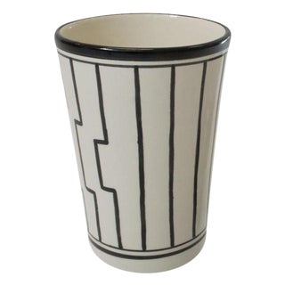 Earthenware Tapis Design Vase For Sale