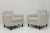 Wood Edward Wormley for Dunbar Lounge Chairs in Holly Hunt Boucle - Set of 2 For Sale - Image 7 of 12
