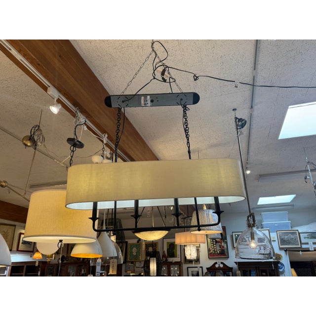 Linen Arteriors Home Beatty Chandelier For Sale - Image 8 of 12