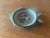 Handel Co. Art Deco Butterfly Reverse Painted Glass Pewter Fish Ash Tray For Sale - Image 4 of 8