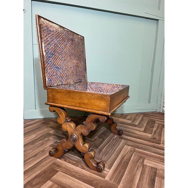 Early Victorian Sewing Box For Sale - Image 5 of 11