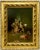 Classic Italian Romance Oil Painting Signed Castiglione For Sale - Image 9 of 9