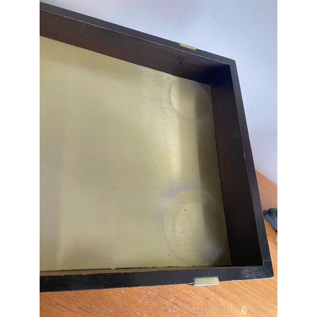 Wood Vintage MCM Duk-It 2 Two Tier Wood Desk Organizer Letter Tray For Sale - Image 7 of 18