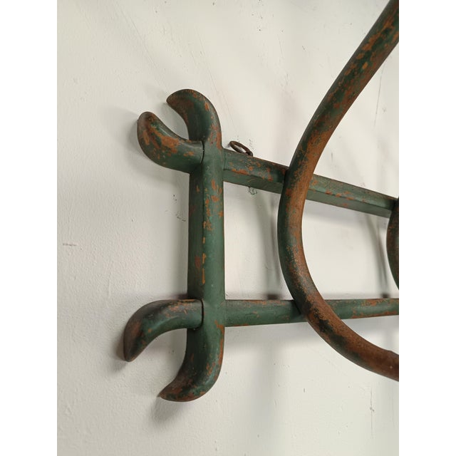 Brown Wall-Mounted Coat Rack from Thonet, 1890s For Sale - Image 8 of 16