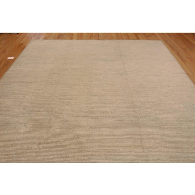 Early 21st Century Neutral Contemporary Area Rug For Sale - Image 5 of 6